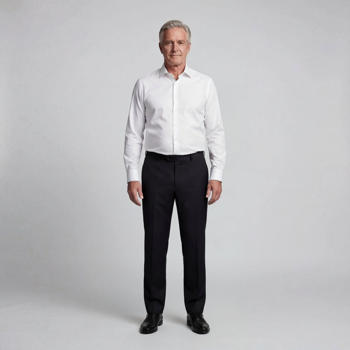 Northfords wrinkle-free trousers back view