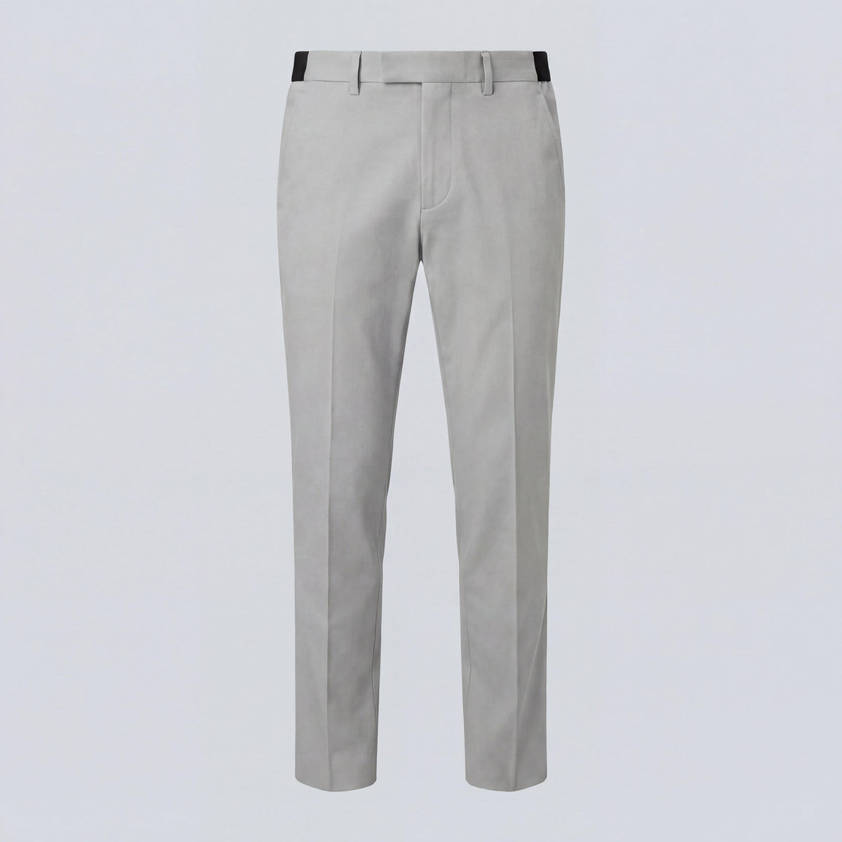 Northfords non-iron trousers folded showing zero wrinkles